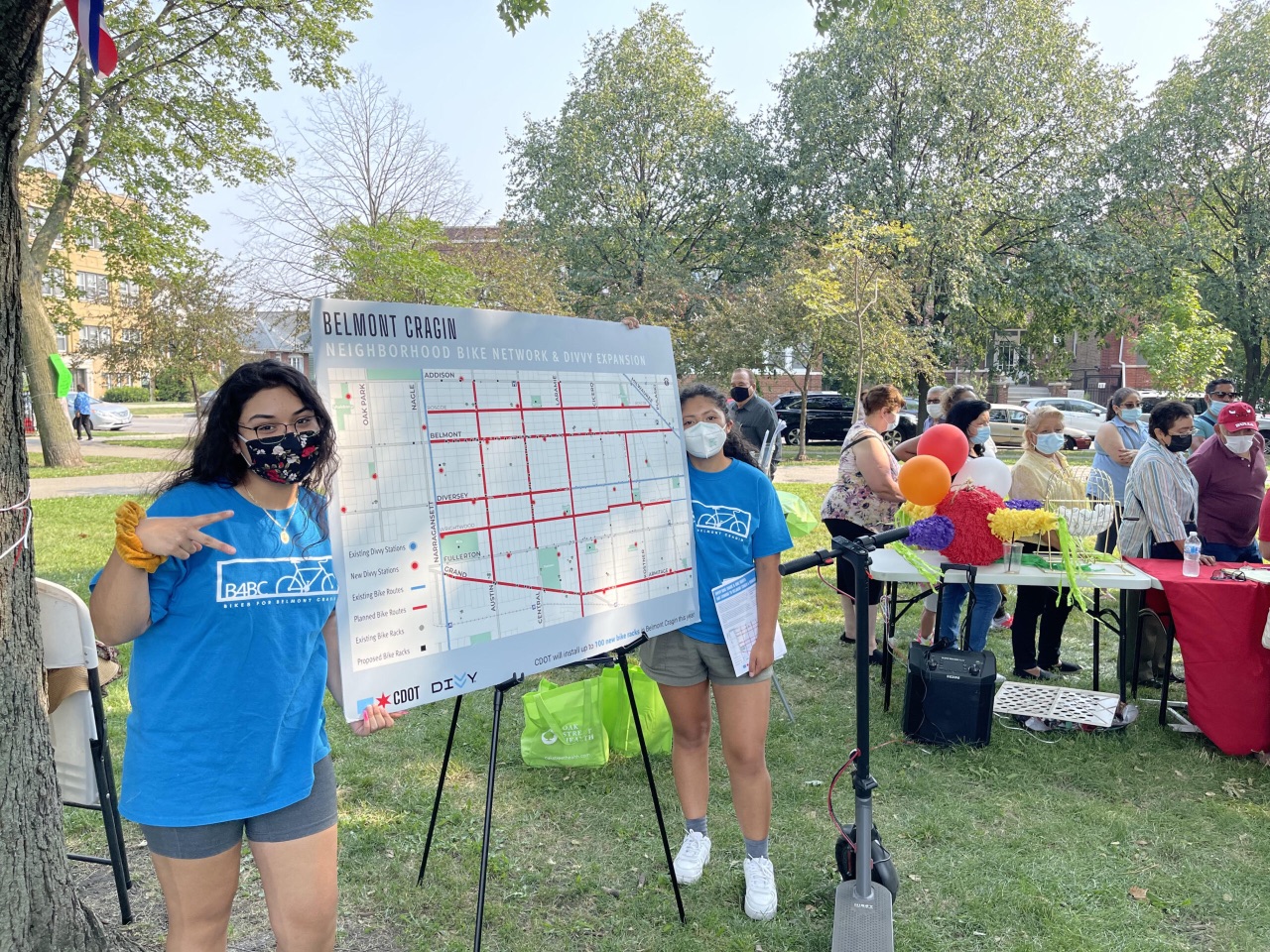 Belmont Cragin Youth Transit Ambassadors in Northwest Chicago