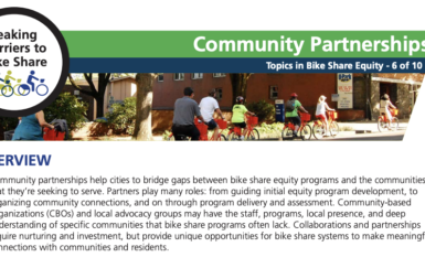 2-pager: Community Partnerships